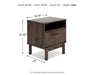 Calverson One Drawer Night Stand - alternate view 8