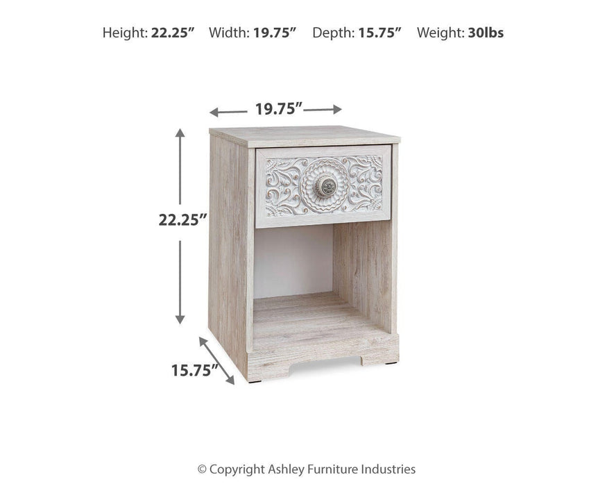 Paxberry One Drawer Night Stand - alternate view 5