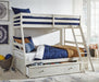Robbinsdale Twin over Full Bunk Bed with Storage - alternate view 6