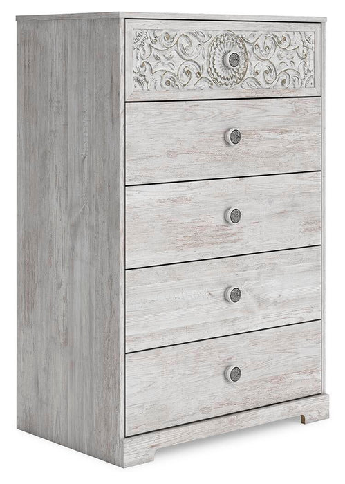 Paxberry Five Drawer Chest - alternate view 2
