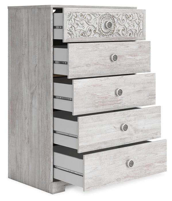 Paxberry Five Drawer Chest - alternate view 3