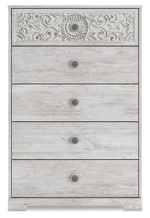 Paxberry Five Drawer Chest - alternate view 4