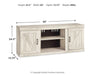 Bellaby LG TV Stand w/Fireplace Option - alternate view 7