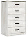 Shawburn Five Drawer Chest - alternate view 2
