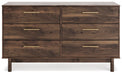 Calverson Six Drawer Dresser