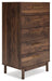 Calverson Five Drawer Chest - alternate view 2