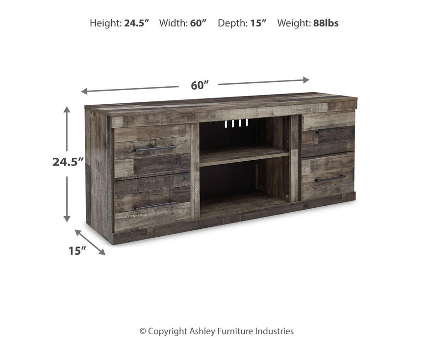 Derekson LG TV Stand w/Fireplace Option - alternate view 8