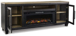 Foyland 83" TV Stand with Electric Fireplace - alternate view 3
