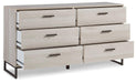 Socalle Six Drawer Dresser - alternate view 3