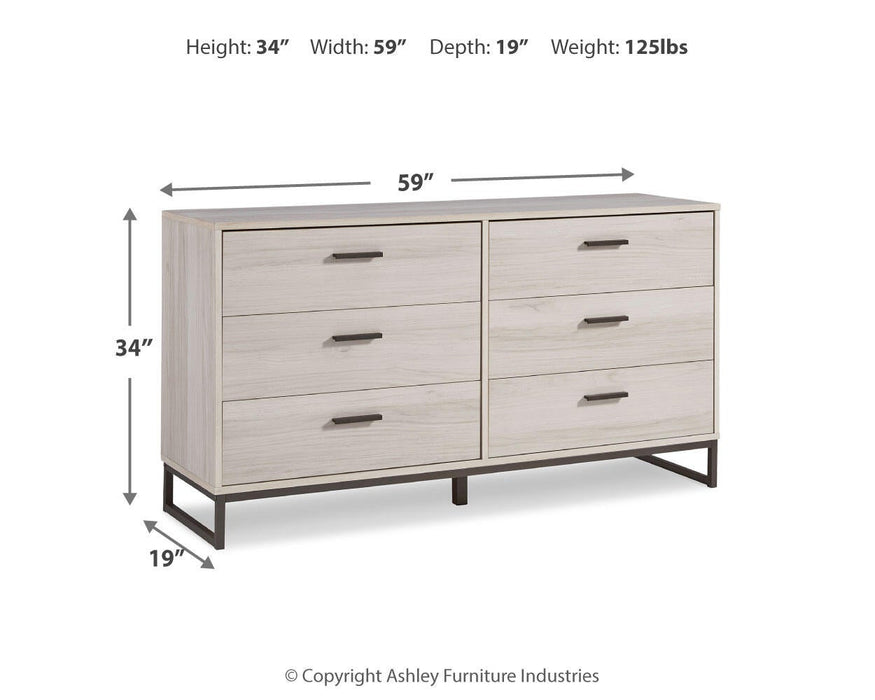 Socalle Six Drawer Dresser - alternate view 6