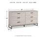 Socalle Six Drawer Dresser - alternate view 6