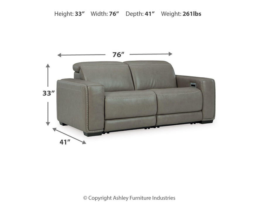 Correze 2-Piece Power Reclining Sectional - alternate view 6