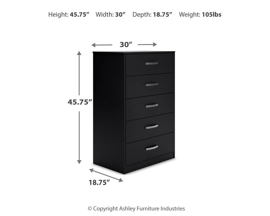 Finch Five Drawer Chest - alternate view 10