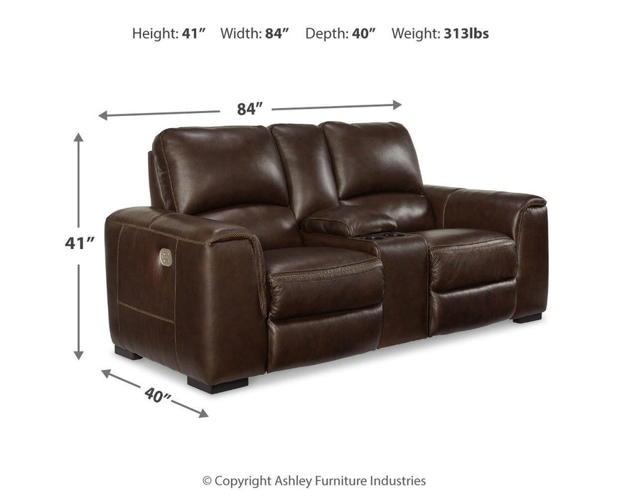 Alessandro PWR REC Loveseat/CON/ADJ HDRST - alternate view 9