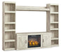 Bellaby 4-Piece Entertainment Center with Electric Fireplace - alternate view 3