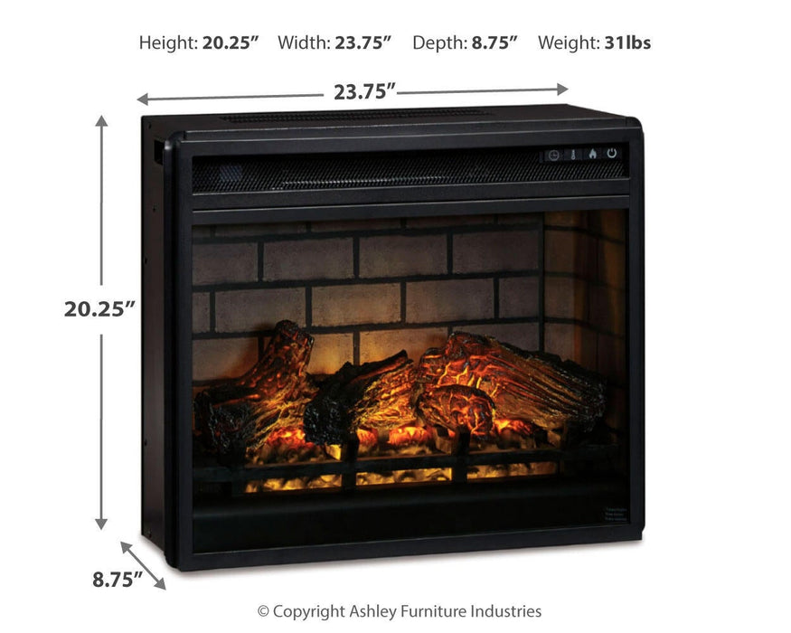 Willowton 4-Piece Entertainment Center with Electric Fireplace - alternate view 9