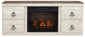 Willowton 4-Piece Entertainment Center with Electric Fireplace - alternate view 4