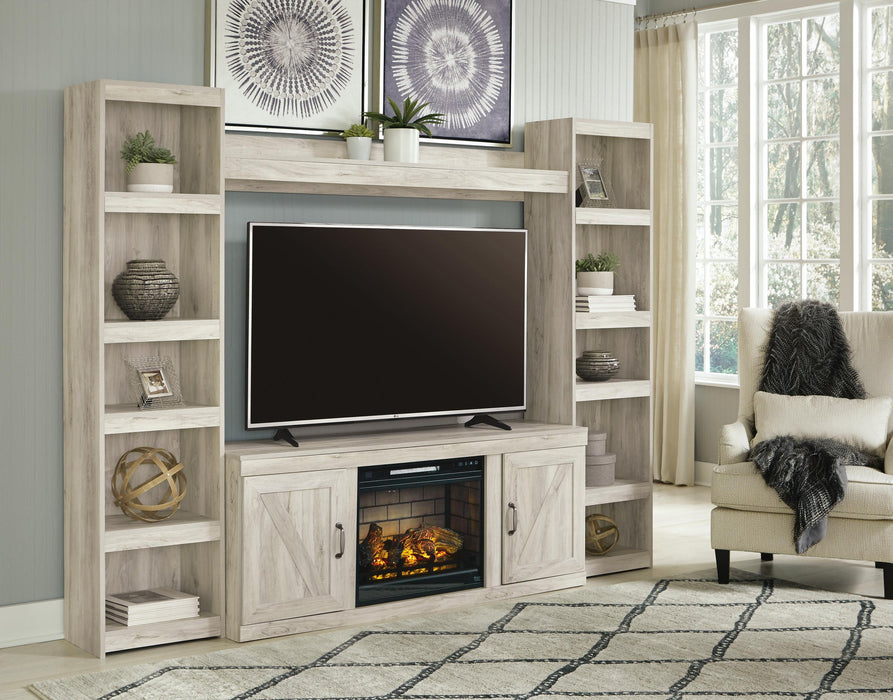 Bellaby 4-Piece Entertainment Center with Electric Fireplace - alternate view 2