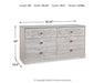 Paxberry Six Drawer Dresser - alternate view 6