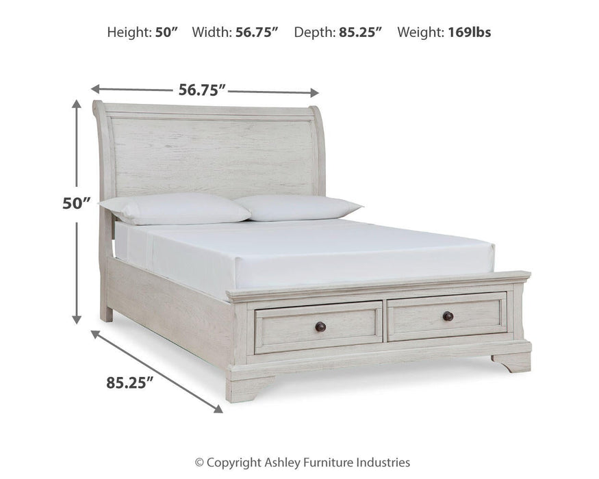 Robbinsdale Full Sleigh Storage Bed - alternate view 5