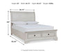 Robbinsdale Full Sleigh Storage Bed - alternate view 5