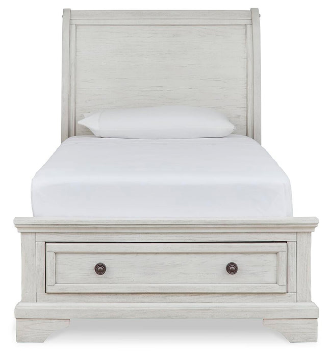 Robbinsdale Twin Sleigh Storage Bed - alternate view 4