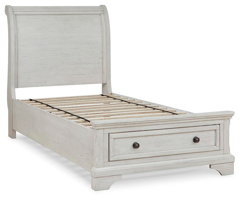 Robbinsdale Twin Sleigh Storage Bed - alternate view 3