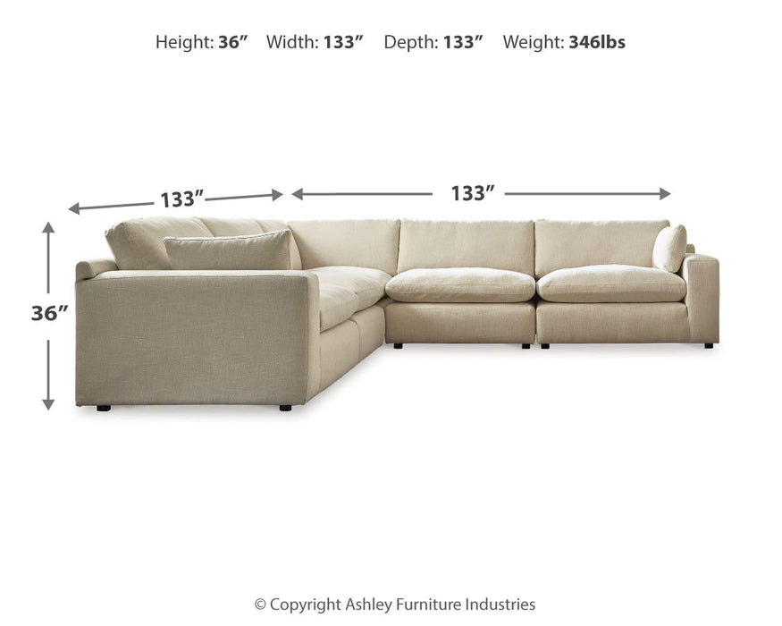 Elyza 5-Piece Sectional - alternate view 4