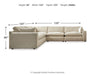 Elyza 5-Piece Sectional - alternate view 4