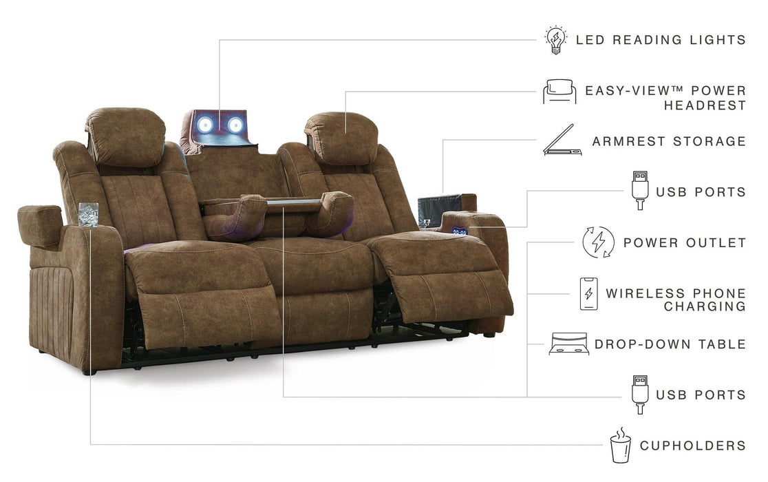 Wolfridge PWR REC Sofa with ADJ Headrest - alternate view 5