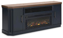 Landocken 83" TV Stand with Electric Fireplace - alternate view 2