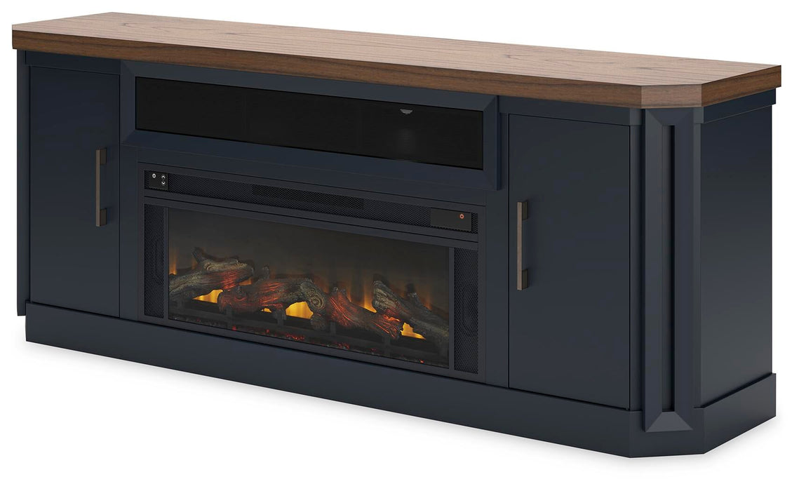 Landocken 83" TV Stand with Electric Fireplace - alternate view 3