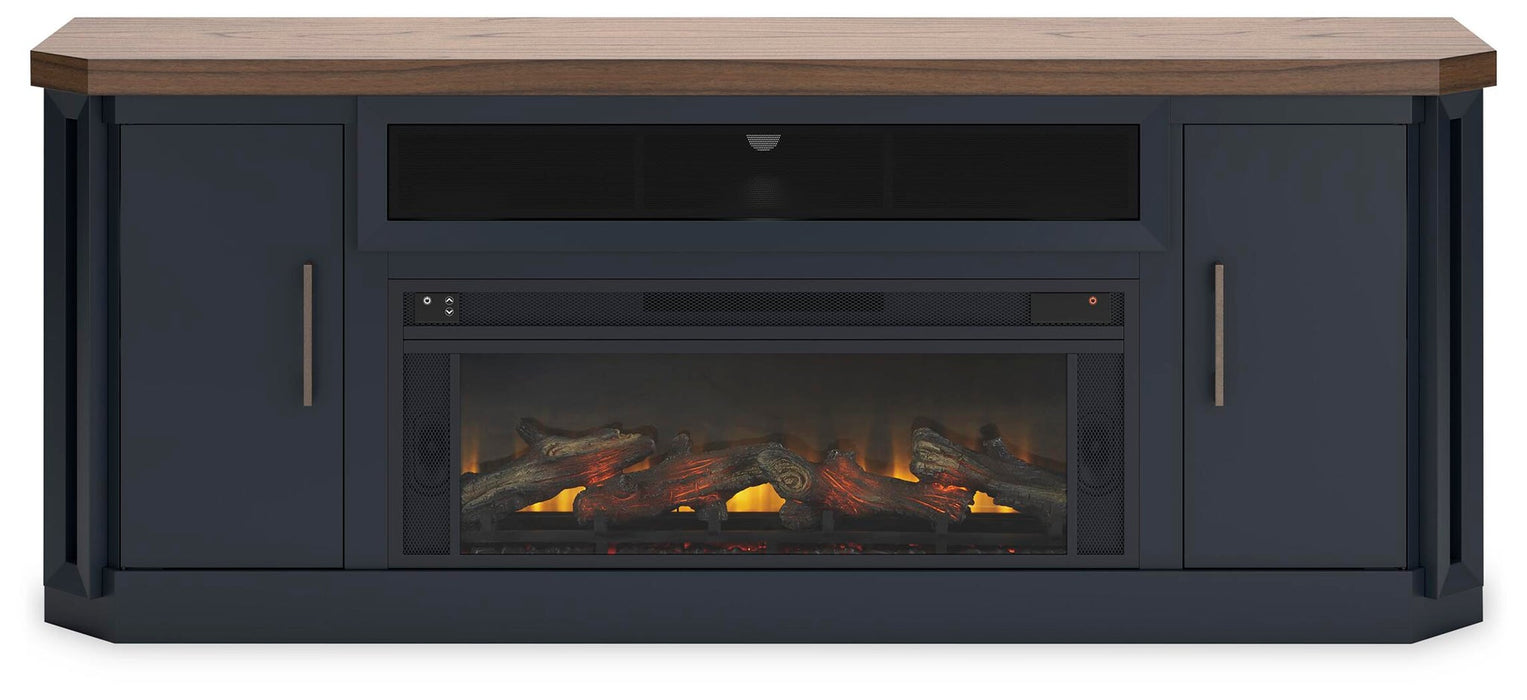 Landocken 83" TV Stand with Electric Fireplace - alternate view 4