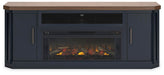 Landocken 83" TV Stand with Electric Fireplace - alternate view 4