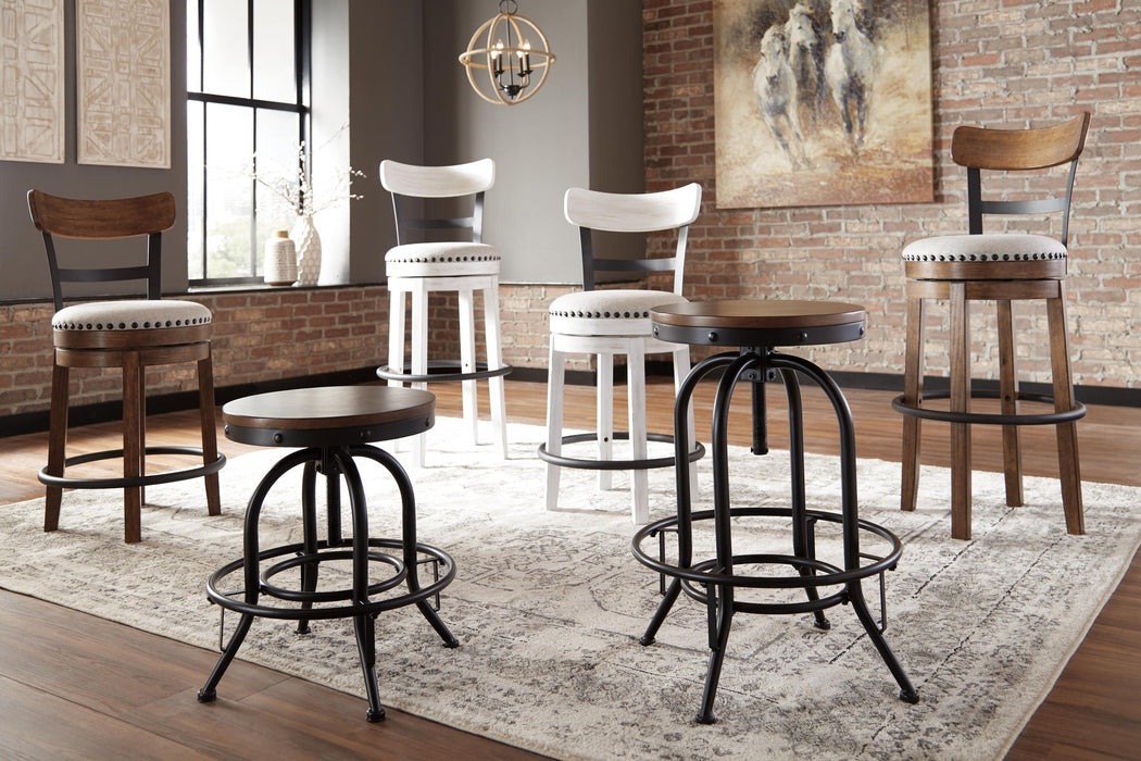 Valebeck Swivel Barstool (2/CN) - alternate view 5