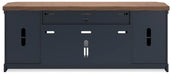 Landocken XL TV Stand w/Fireplace Option - alternate view 7