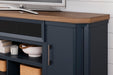 Landocken XL TV Stand w/Fireplace Option - alternate view 9