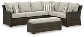 Brook Ranch Sofa SEC/Bench w/CUSH (3/CN) - alternate view 2