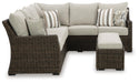 Brook Ranch Sofa SEC/Bench w/CUSH (3/CN) - alternate view 6