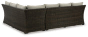 Brook Ranch Sofa SEC/Bench w/CUSH (3/CN) - alternate view 4