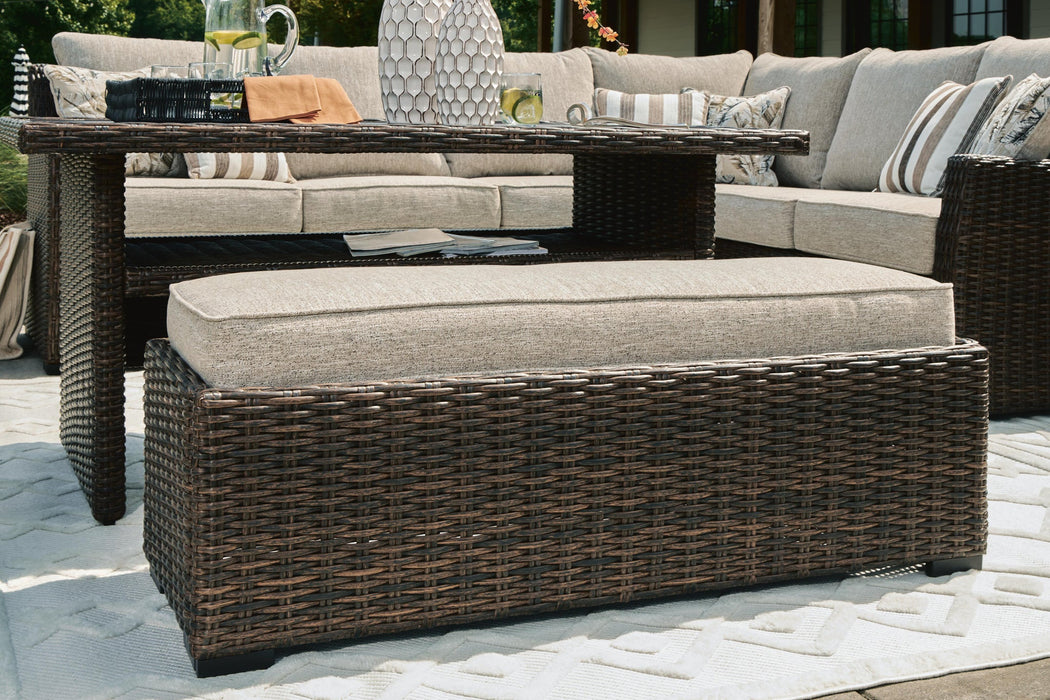 Brook Ranch Sofa SEC/Bench w/CUSH (3/CN) - alternate view 5