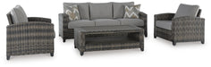 Oasis Court Sofa/Chairs/Table Set (4/CN) - alternate view 2