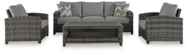 Oasis Court Sofa/Chairs/Table Set (4/CN) - alternate view 3