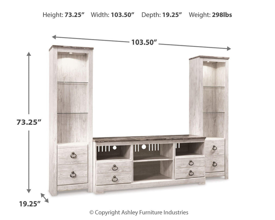 Willowton 3-Piece Entertainment Center - alternate view 7