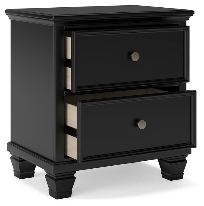 Lanolee Two Drawer Night Stand - alternate view 3