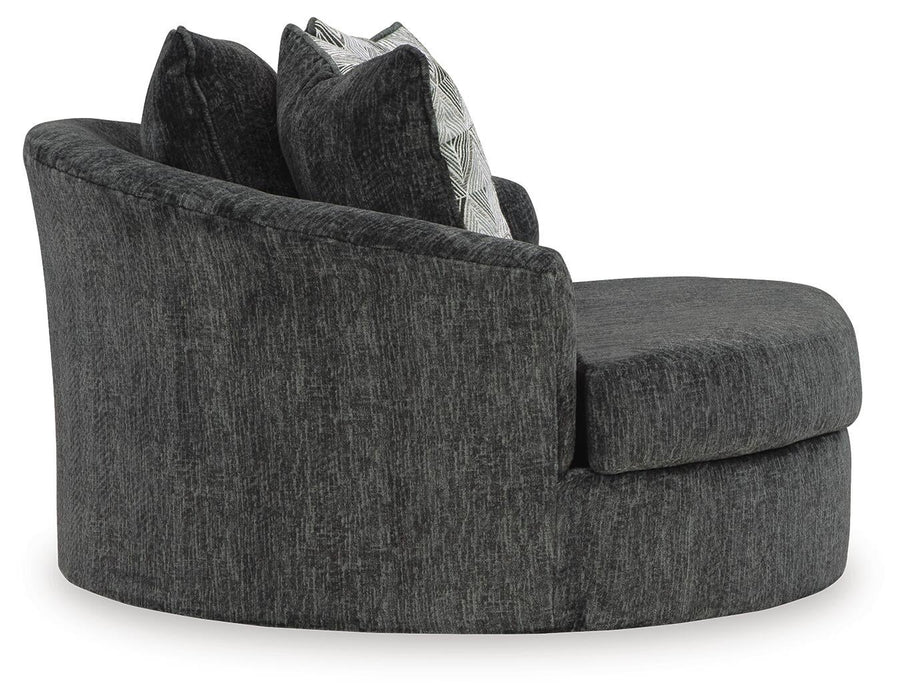Biddeford Oversized Swivel Accent Chair - alternate view 5