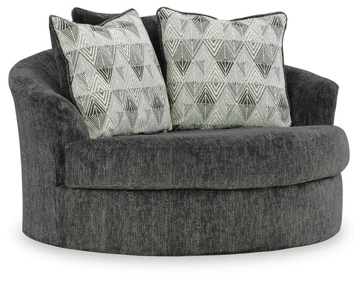 Biddeford Oversized Swivel Accent Chair - alternate view 2