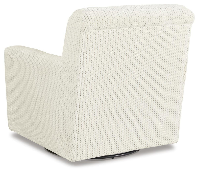 Herstow Swivel Glider Accent Chair - alternate view 4
