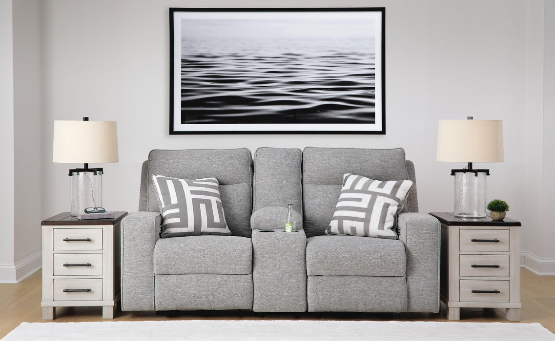 Biscoe PWR REC Loveseat/CON/ADJ HDRST - alternate view 3