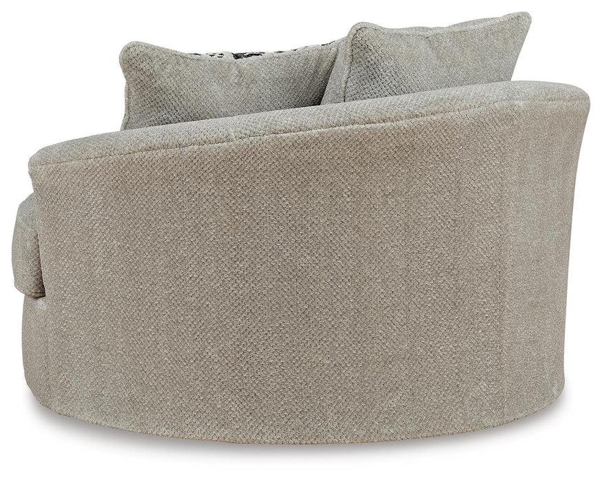 Calnita Oversized Swivel Accent Chair - alternate view 4